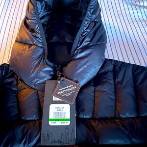 Awesome Puffer Jacket with Hood Hawke & Co. Black Size: Large. Stylish Jacket